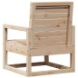 vidaXL Juego de muebles de jardín 3 piezas madera maciza de pino vidaXL Juego de muebles de jardín 3 piezas madera maciza de pino