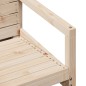 vidaXL Juego de muebles de jardín 3 piezas madera maciza de pino vidaXL Juego de muebles de jardín 3 piezas madera maciza de pino