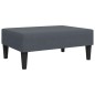 vidaXL Sofá cama de 2 plazas con taburete terciopelo gris oscuro vidaXL Sofá cama de 2 plazas con taburete terciopelo gris oscuro