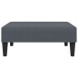 vidaXL Sofá cama de 2 plazas con taburete terciopelo gris oscuro vidaXL Sofá cama de 2 plazas con taburete terciopelo gris oscuro