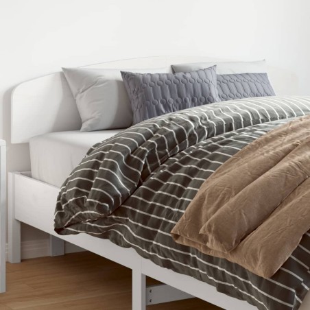 vidaXL Cabecero de cama madera maciza de pino blanco 160 cm