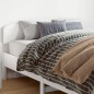 vidaXL Cabecero de cama madera maciza de pino blanco 160 cm