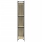 vidaXL Estantería madera ingeniería y metal roble Sonoma 79x30x180 cm