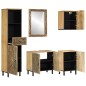 vidaXL Conjunto de muebles de baño 5 piezas madera maciza de mango vidaXL Conjunto de muebles de baño 5 piezas madera maciza de mango