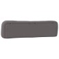 vidaXL Cabecero de cama acolchado cuero sintético gris 200 cm vidaXL Cabecero de cama acolchado cuero sintético gris 200 cm