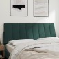 vidaXL Cabecero de cama acolchado terciopelo verde oscuro 120 cm vidaXL Cabecero de cama acolchado terciopelo verde oscuro 120 cm