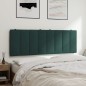 vidaXL Cabecero de cama acolchado terciopelo verde oscuro 120 cm vidaXL Cabecero de cama acolchado terciopelo verde oscuro 120 cm