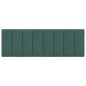 vidaXL Cabecero de cama acolchado terciopelo verde oscuro 120 cm vidaXL Cabecero de cama acolchado terciopelo verde oscuro 120 cm