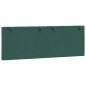 vidaXL Cabecero de cama acolchado terciopelo verde oscuro 120 cm vidaXL Cabecero de cama acolchado terciopelo verde oscuro 120 cm