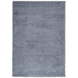 vidaXL Alfombra de pelo largo moderna azul 160x230 cm