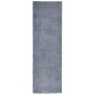 vidaXL Alfombra de pelo largo moderna azul 80x250 cm