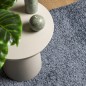 vidaXL Alfombra de pelo largo moderna azul 80x250 cm