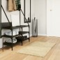 vidaXL Alfombra de pelo largo moderna dorado 60x110 cm