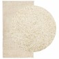 vidaXL Alfombra de pelo largo moderna dorado 60x110 cm