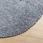 vidaXL Alfombra de pelo largo moderna azul Ø 80 cm vidaXL Alfombra de pelo largo moderna azul Ø 80 cm