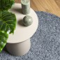 vidaXL Alfombra de pelo largo moderna azul Ø 80 cm vidaXL Alfombra de pelo largo moderna azul Ø 80 cm