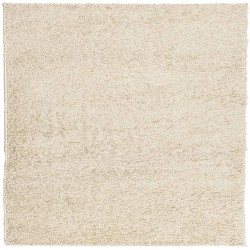 vidaXL Alfombra de pelo largo moderna dorado 240x240 cm