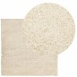vidaXL Alfombra de pelo largo moderna dorado 240x240 cm vidaXL Alfombra de pelo largo moderna dorado 240x240 cm