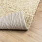 vidaXL Alfombra de pelo largo moderna dorado 240x240 cm vidaXL Alfombra de pelo largo moderna dorado 240x240 cm