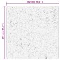 vidaXL Alfombra de pelo largo moderna dorado 240x240 cm vidaXL Alfombra de pelo largo moderna dorado 240x240 cm