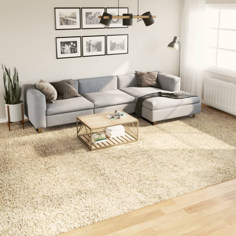 vidaXL Alfombra de pelo largo moderna dorado 300x400 cm vidaXL Alfombra de pelo largo moderna dorado 300x400 cm