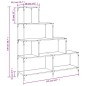 vidaXL Librería con 4 peldaños madera ingeniería negro 139x33,5x149 cm vidaXL Librería con 4 peldaños madera ingeniería negro 139x33,5x149 cm