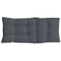 vidaXL Cojines de silla respaldo alto 6 uds tela Oxford gris antracita vidaXL Cojines de silla respaldo alto 6 uds tela Oxford gris antracita