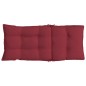 vidaXL Cojines de silla con respaldo alto 6 uds tela Oxford rojo tinto vidaXL Cojines de silla con respaldo alto 6 uds tela Oxford rojo tinto