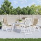 vidaXL Cojines de silla con respaldo alto 4 uds tela Oxford beige vidaXL Cojines de silla con respaldo alto 4 uds tela Oxford beige