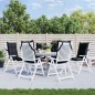 vidaXL Cojines de silla con respaldo alto 6 uds tela Oxford negro vidaXL Cojines de silla con respaldo alto 6 uds tela Oxford negro