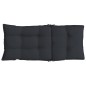 vidaXL Cojines de silla con respaldo alto 6 uds tela Oxford negro vidaXL Cojines de silla con respaldo alto 6 uds tela Oxford negro