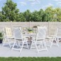 vidaXL Cojines de silla respaldo alto 6 uds tela Oxford color crema vidaXL Cojines de silla respaldo alto 6 uds tela Oxford color crema