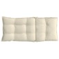 vidaXL Cojines de silla respaldo alto 6 uds tela Oxford color crema vidaXL Cojines de silla respaldo alto 6 uds tela Oxford color crema