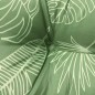 vidaXL Cojines silla respaldo alto 2 uds tela Oxford estampado hojas