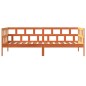 vidaXL Sofá cama de madera maciza de pino marrón cera 90x200 cm vidaXL Sofá cama de madera maciza de pino marrón cera 90x200 cm