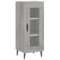 vidaXL Aparador alto madera contrachapada gris Sonoma 34,5x34x180 cm vidaXL Aparador alto madera contrachapada gris Sonoma 34,5x34x180 cm