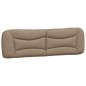 vidaXL Estructura de cama cabecero cuero sintético capuchino 180x200cm vidaXL Estructura de cama cabecero cuero sintético capuchino 180x200cm