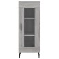 vidaXL Aparador alto madera contrachapada gris Sonoma 34,5x34x180 cm vidaXL Aparador alto madera contrachapada gris Sonoma 34,5x34x180 cm