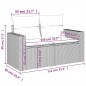 vidaXL Set de muebles de jardín 6 pzas y cojines ratán sintético gris vidaXL Set de muebles de jardín 6 pzas y cojines ratán sintético gris
