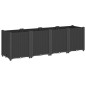 vidaXL Jardinera PP negro 160x40x53 cm vidaXL Jardinera PP negro 160x40x53 cm