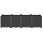 vidaXL Jardinera PP negro 160x40x53 cm vidaXL Jardinera PP negro 160x40x53 cm