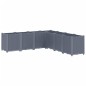 vidaXL Jardinera PP gris 160x160x53 cm vidaXL Jardinera PP gris 160x160x53 cm
