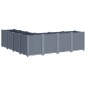 vidaXL Jardinera PP gris 160x160x53 cm vidaXL Jardinera PP gris 160x160x53 cm