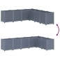 vidaXL Jardinera PP gris 160x160x53 cm vidaXL Jardinera PP gris 160x160x53 cm