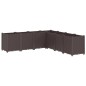 vidaXL Jardinera PP marrón 160x160x53 cm vidaXL Jardinera PP marrón 160x160x53 cm