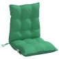 vidaXL Cojines para silla con respaldo bajo 2 uds tela Oxford verde vidaXL Cojines para silla con respaldo bajo 2 uds tela Oxford verde