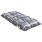 vidaXL Cojines para silla respaldo bajo 6 uds tela Oxford cuadros gris vidaXL Cojines para silla respaldo bajo 6 uds tela Oxford cuadros gris