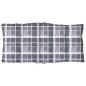vidaXL Cojines para silla respaldo bajo 6 uds tela Oxford cuadros gris vidaXL Cojines para silla respaldo bajo 6 uds tela Oxford cuadros gris