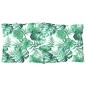 vidaXL Cojines para silla respaldo bajo 4 uds tela estampado de hojas vidaXL Cojines para silla respaldo bajo 4 uds tela estampado de hojas
