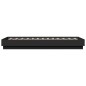 vidaXL Estructura de cama con luces LED negro 90x190 cm
